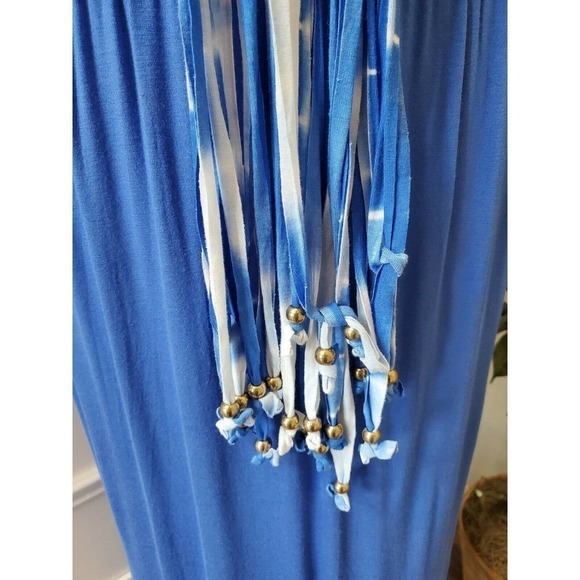 Charmosa Women Blue Casual Dress- Size Medium - Picture 3 of 12